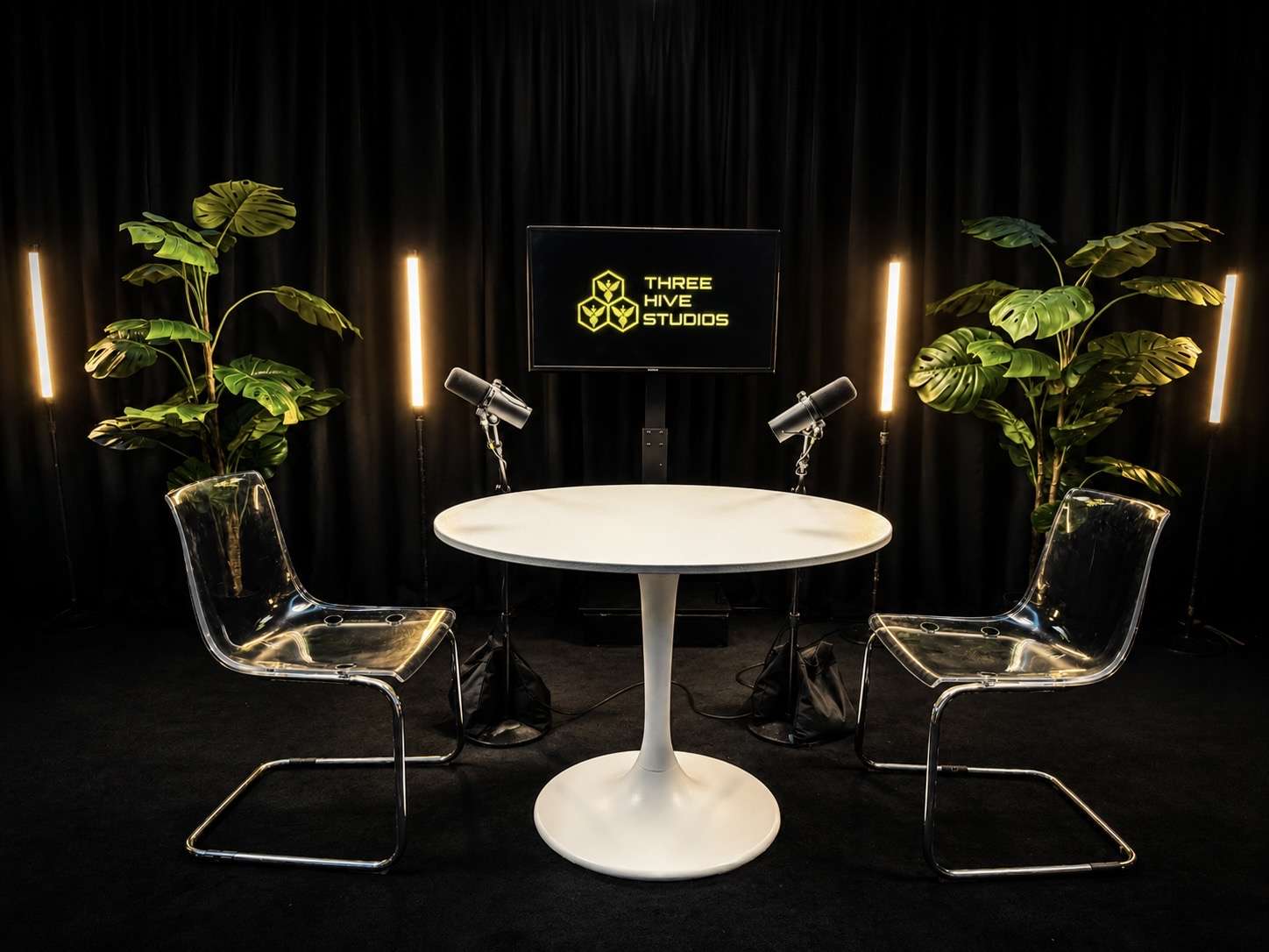 Podcast chat set