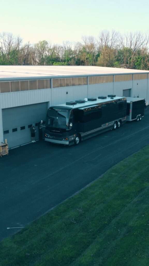 Bus parking